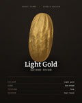 A single light gold sun-dried date with a firm, wrinkled skin